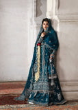Hussain Rehar Massarat Embroidered Organza Unstitched 3Pc Suit - Zebunisa