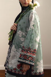 Coco by Zara Shahjahan Prints Unstitched Lawn 3Pc Suit D-10B Zen
