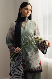 Coco by Zara Shahjahan Prints Unstitched Lawn 3Pc Suit D-10B Zen