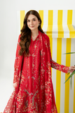Zarposh Sundaze Embroidered Luxury Lawn Unstitched 3Pc Suit - ZEPHYR