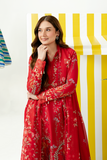 Zarposh Sundaze Embroidered Luxury Lawn Unstitched 3Pc Suit - ZEPHYR