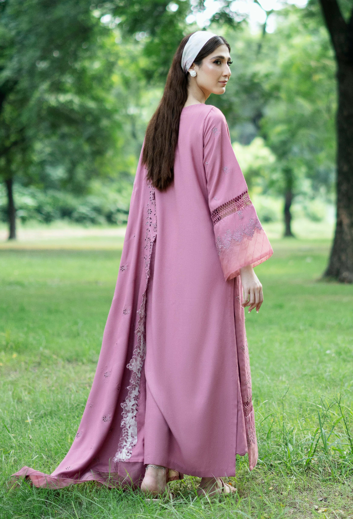 Zephyr by Humdum Embroidered Wool Unstitched 3Pc Suit D-04