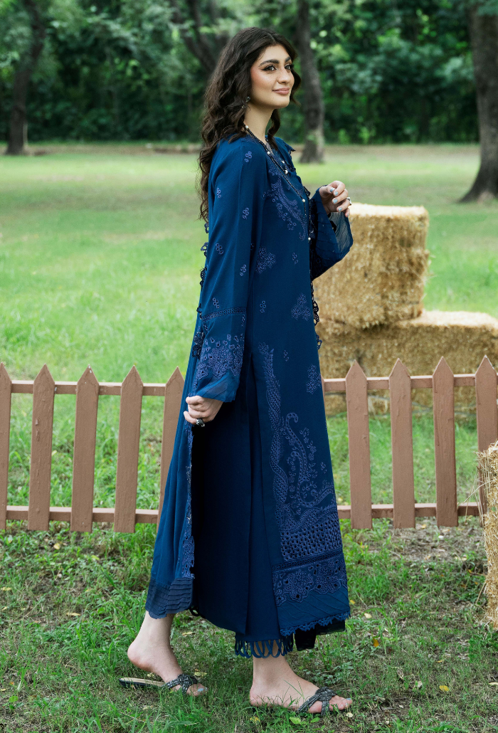 Zephyr by Humdum Embroidered Wool Unstitched 3Pc Suit D-09