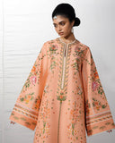 Jugnu Lahore The Reserved View Embroidered Cotton Unstitched 3Pc Suit - Zerah