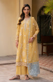 Seran Lamhay Embroidered Lawn Unstitched 3Pc Suit D-09 ZIRA