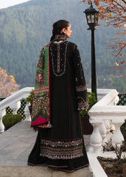 Hussain Rehar Embroidered Khaddar Unstitched 3Pc Suit - Zobia