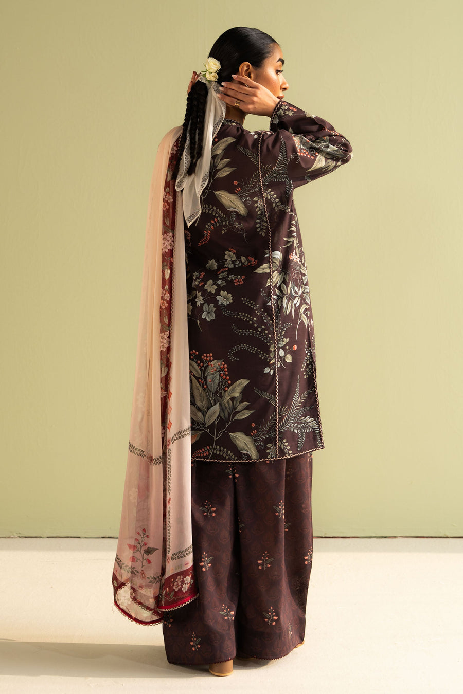 Coco by Zara Shahjahan Prints Unstitched Lawn 3Pc Suit D-07B ZOE