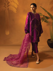 Faiza Faisal Signature Festive Pret Rangooli Fabric 3Pc Suit - Zoe