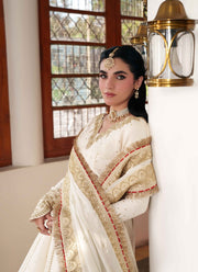 Neeshay Shagun Embroidered Raw Silk Unstitched 3Pc Suit - ZOHRAVAR