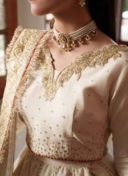 Neeshay Shagun Embroidered Raw Silk Unstitched 3Pc Suit - ZOHRAVAR