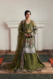 Afrozeh Shehnai Embroidered Net Unstitched 3Pc Suit AFS-25-04 ZOON
