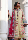 Hussain Rehar Kalabagh Unstitched Embroidered Lawn 3Pc Suit - Zubdah