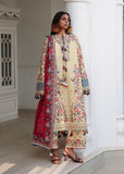 Hussain Rehar Kalabagh Unstitched Embroidered Lawn 3Pc Suit - Zubdah
