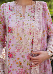 Kanwal Malik Zaina Embroidered Lawn Unstitched 3Pc Suit - ZURI