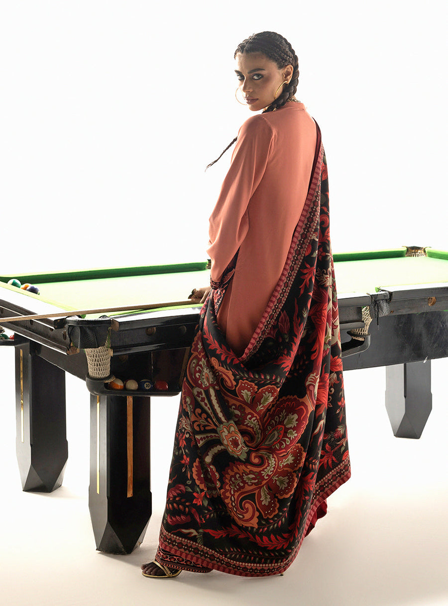 Zainab Chottani Embroidered Marina Twill Unstitched 3Pc Suit D-05 Zuri