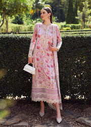Kanwal Malik Zaina Embroidered Lawn Unstitched 3Pc Suit - ZURI