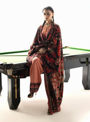 Zainab Chottani Embroidered Marina Twill Unstitched 3Pc Suit D-05 Zuri