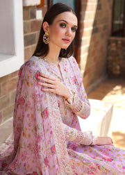Kanwal Malik Zaina Embroidered Lawn Unstitched 3Pc Suit - ZURI