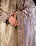 Mushq Sunehri Ramsha Edit Zari Silk Stitched 3Pc Suit - Zyva