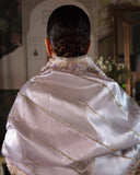 Mushq Sunehri Ramsha Edit Zari Silk Stitched 3Pc Suit - Zyva