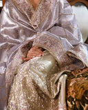 Mushq Sunehri Ramsha Edit Zari Silk Stitched 3Pc Suit - Zyva