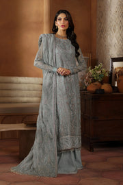 Nauroz by Zarif Embroidered Net Unstitched 3Pc Suit ZFN-02 AMROZE
