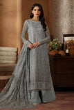 Nauroz by Zarif Embroidered Net Unstitched 3Pc Suit ZFN-02 AMROZE