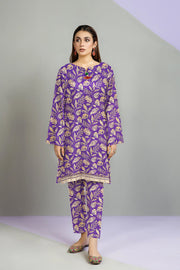 Ada by Safwa Printed Zari Khaddar Unstitched 2Pc Suit ADA-10