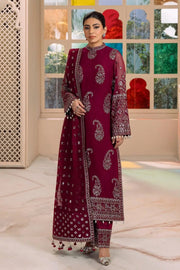 AF-DUA-3011-Amaya Magenta Embroidered Chiffon