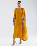 Zivah Apparel Elysian Luxury Pret 3Pc Suit ( Ready To Wear ) Amber