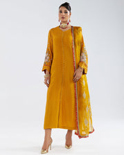 Zivah Apparel Elysian Luxury Pret 3Pc Suit ( Ready To Wear ) Amber