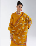 Zivah Apparel Elysian Luxury Pret 3Pc Suit ( Ready To Wear ) Amber