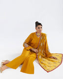 Zivah Apparel Elysian Luxury Pret 3Pc Suit ( Ready To Wear ) Amber