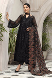 Alizeh Fashion Ik Dastaan Embroidered Chiffon 3Pc Suit D-07 ARMAN