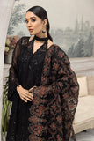 Alizeh Fashion Ik Dastaan Embroidered Chiffon 3Pc Suit D-07 ARMAN