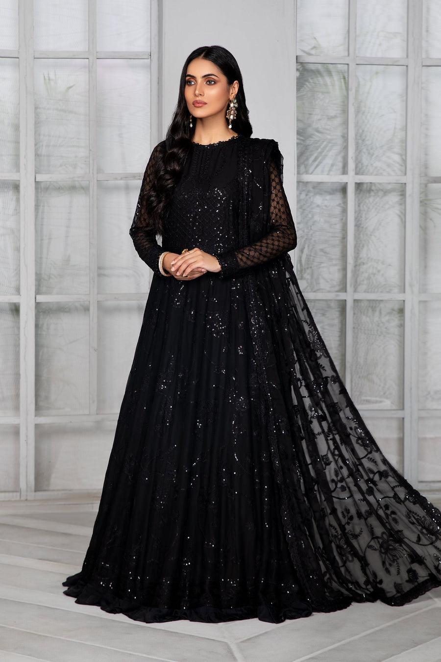 ZARIF Bahaar Unstitched Formal Embroidered 3Pc Suit ZB-02 OMROSE