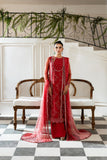 Azzal Mishri Festive Embroidered Net Unstitched 3Pc Suit M-08 Bahar