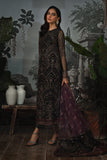 Zarif La Rosella Unstitched Embroidered Net 3Pc Suit ZLR 04 NIGHT GLOW