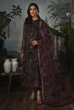 Zarif La Rosella Unstitched Embroidered Net 3Pc Suit ZLR 04 NIGHT GLOW