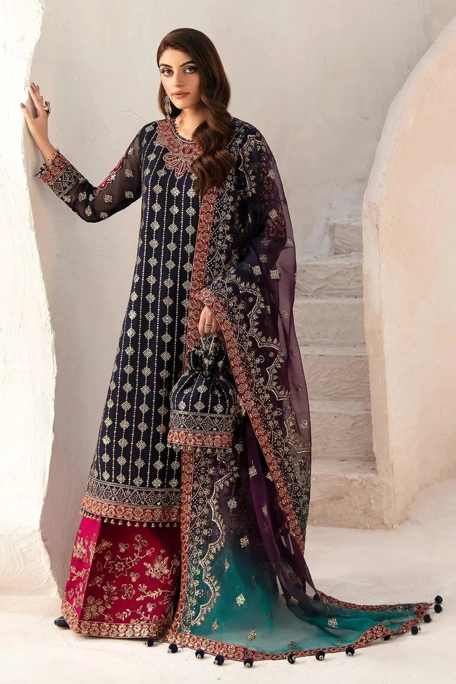 AF-CH-2167-Nagar Embroidered Chiffon