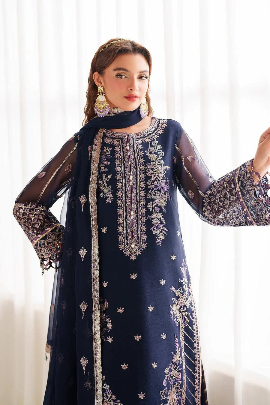 AF-DUA-3027-Falak Embroidered Chiffon