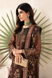 Alizeh Fashion Luxury Embroidered Organza Unstitched 3Pc Suit AF-CH-2165-Hazel