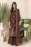 Alizeh Fashion Luxury Embroidered Organza Unstitched 3Pc Suit AF-CH-2165-Hazel