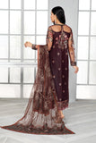 ZARIF Bahaar Unstitched Formal Embroidered 3Pc Suit ZB-06 MOCHA