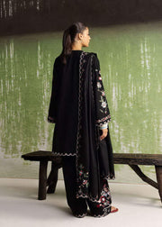 Coco by Zara Shahjahan Nairang 8A black embroidered winter look