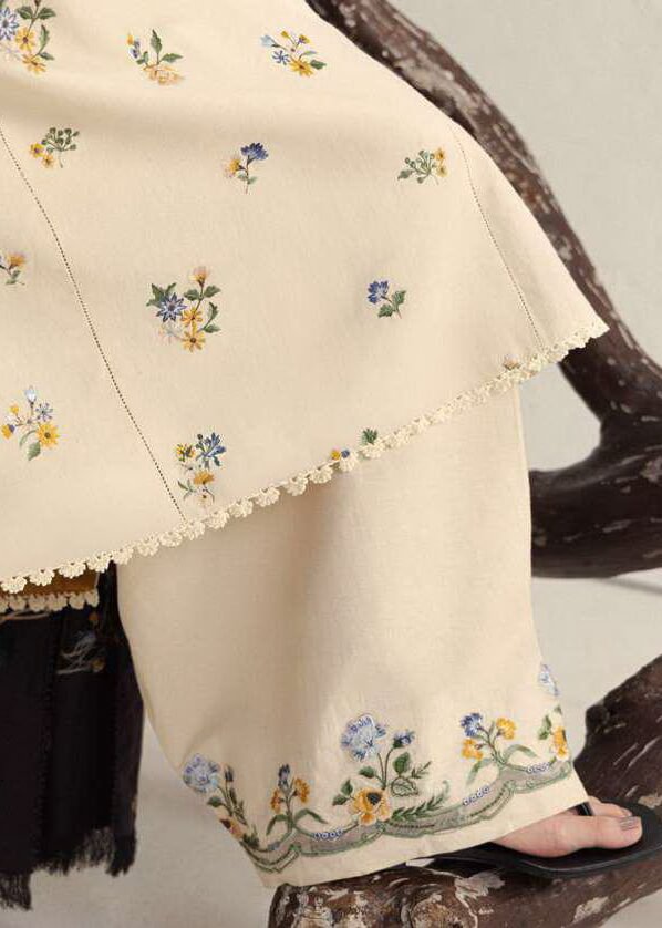Coco Zara Shahjahan ASMANI 9B embroidered trouser detail