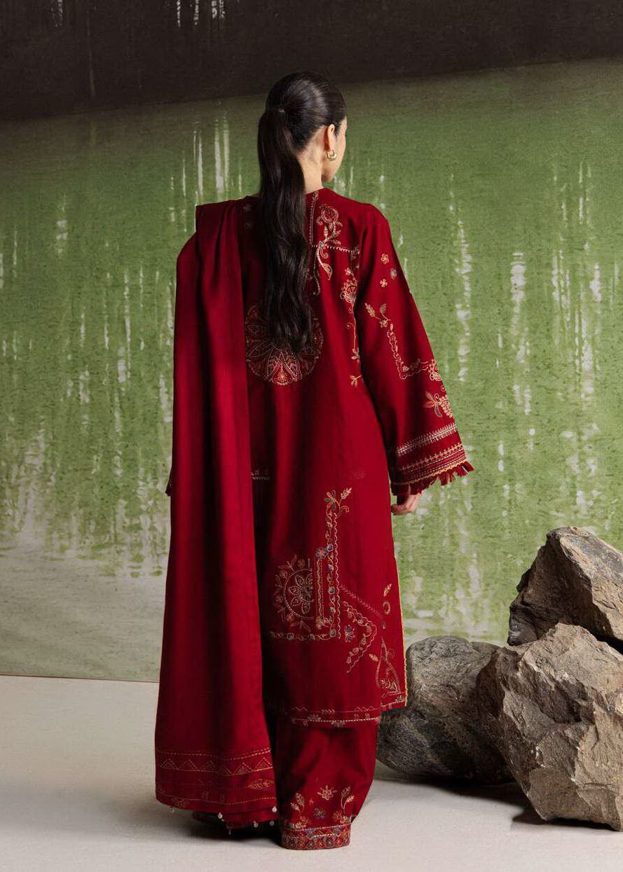 Coco Zara Shahjahan DIBA 10A embroidered winter unstitched suit back