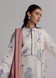 Coco Zara Shahjahan DIBA 10B embroidered khaddar neckline detail
