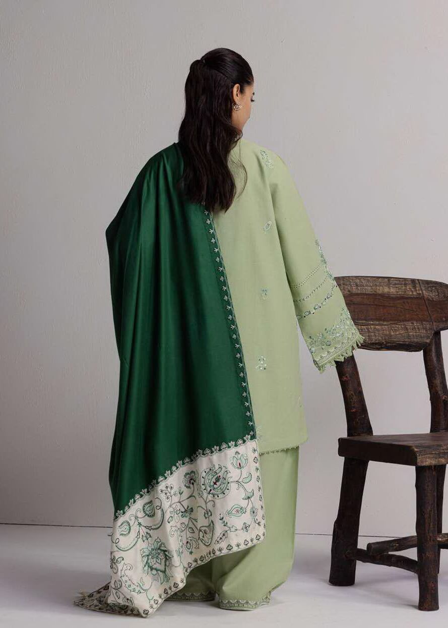 Coco Zara Shahjahan NEELAM 4B embroidered winter suit back