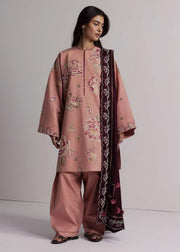 Coco Zara Shahjahan RAKHSH 3A embroidered winter unstitched 3 piece suit front